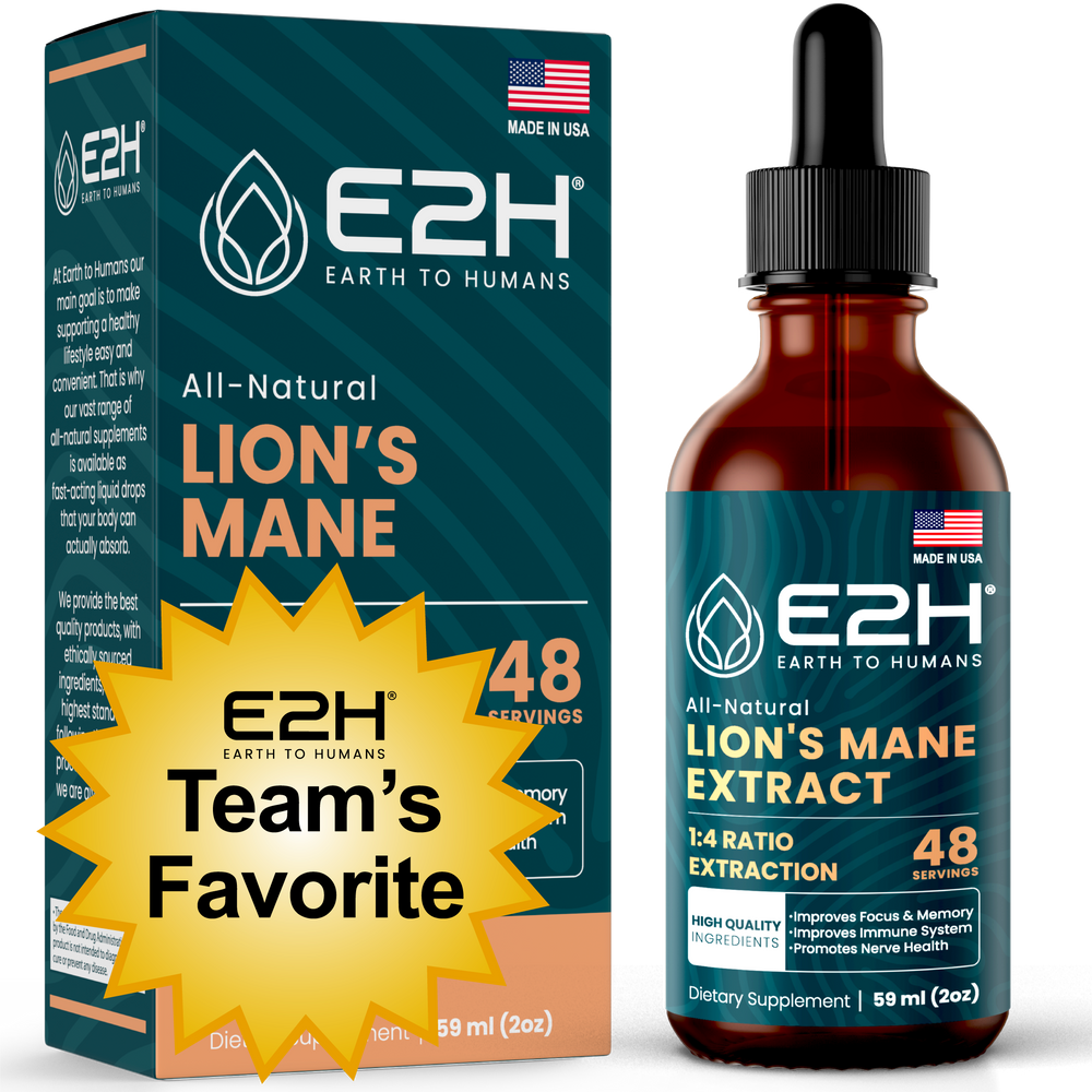 All-Natural LION'S MANE MUSHROOM Liquid Extract