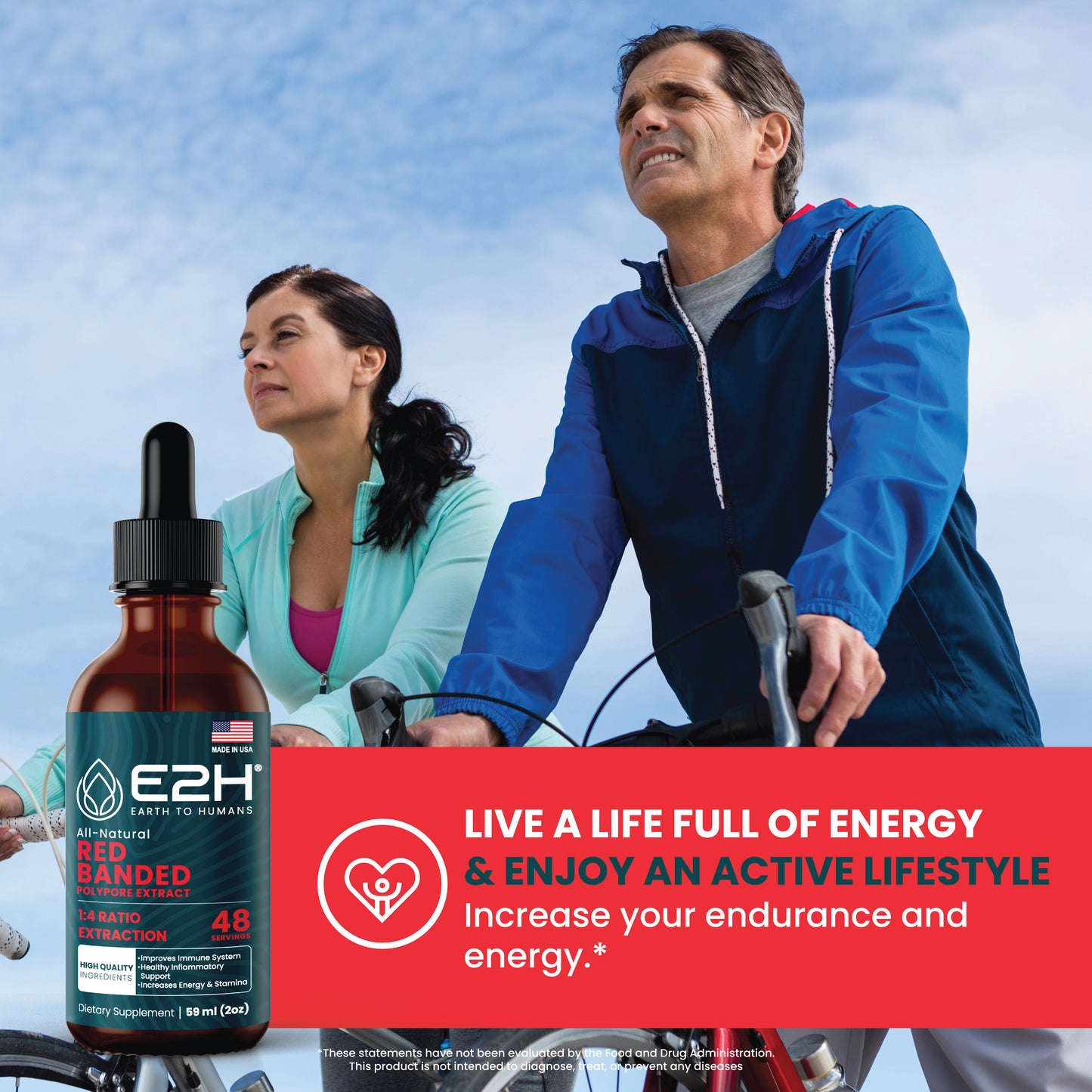 RED BANDED POLYPORE MUSHROOM Liquid Extract - E2H