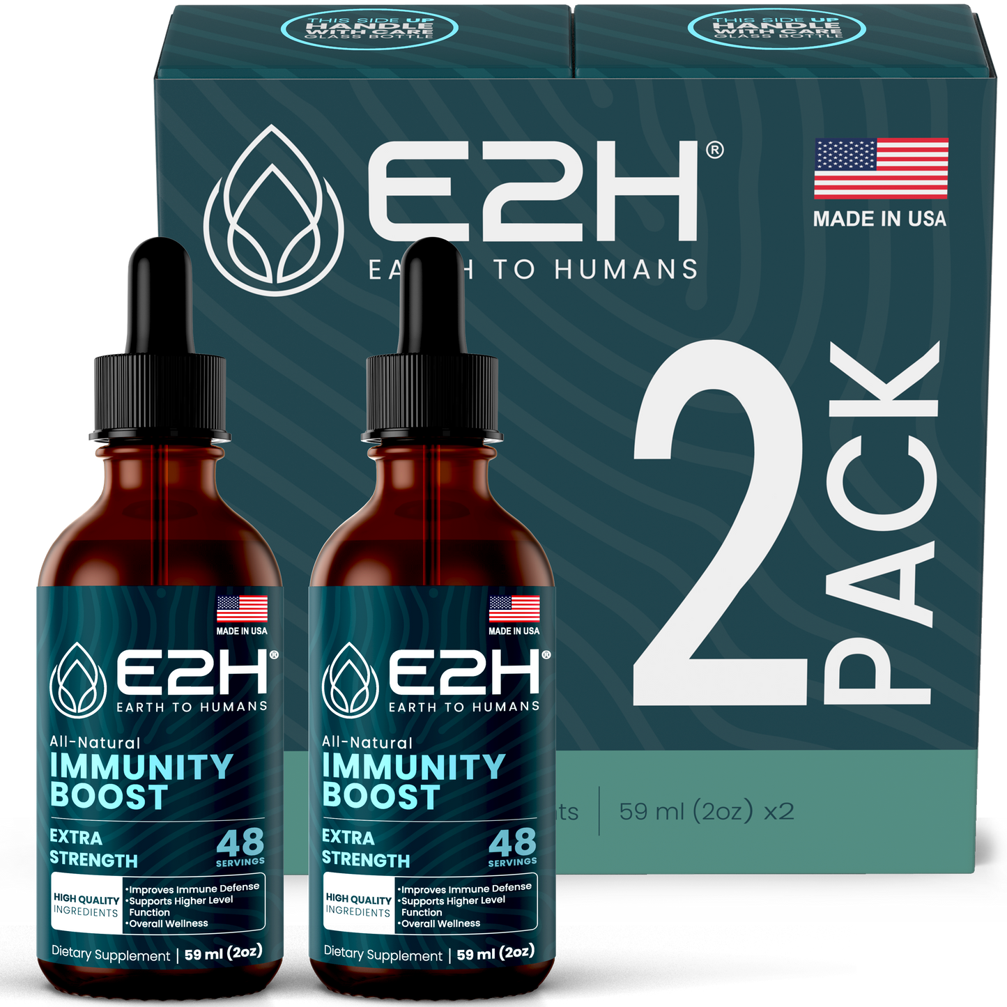All-Natural IMMUNITY BOOST - Vegan - E2H