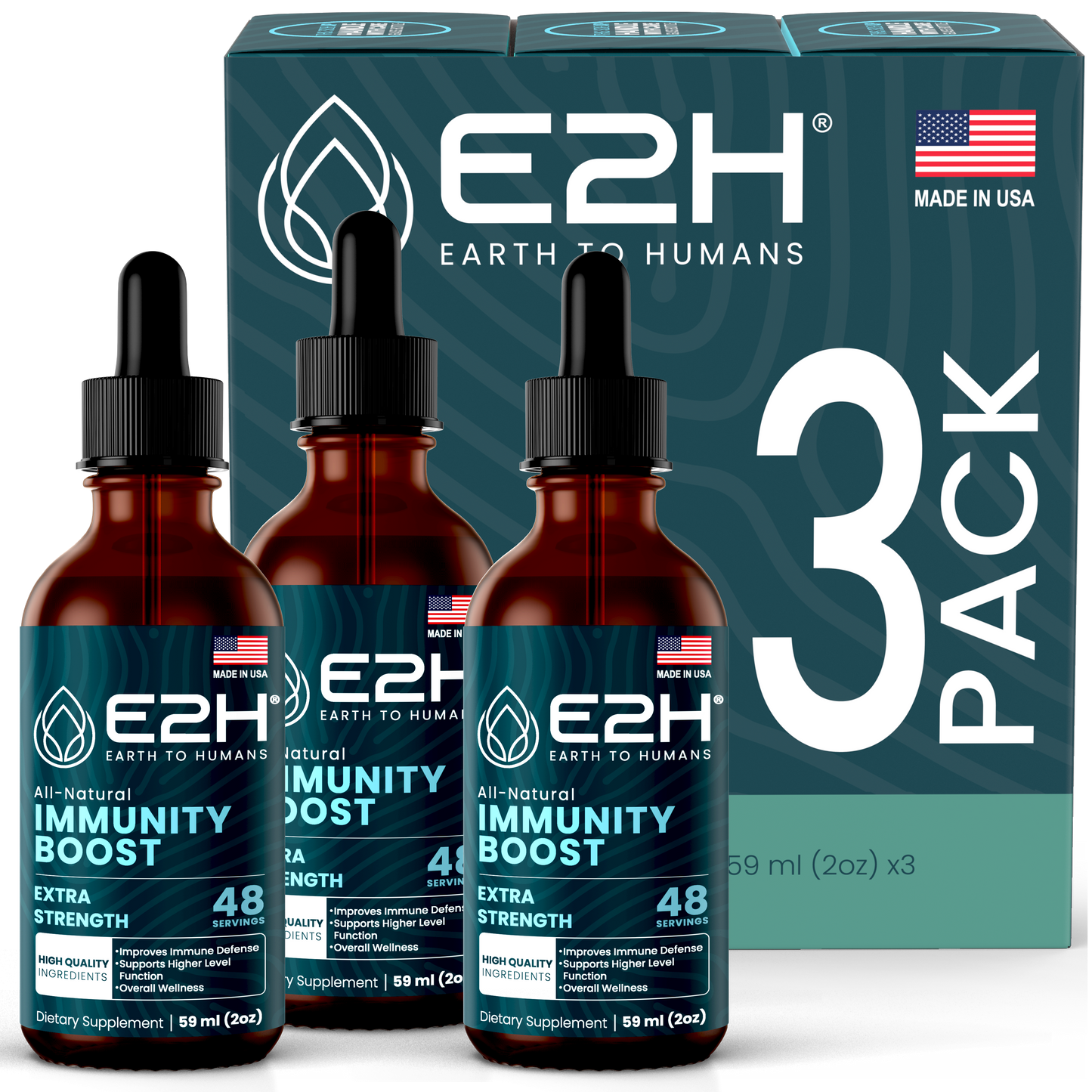 All-Natural IMMUNITY BOOST - Vegan - E2H