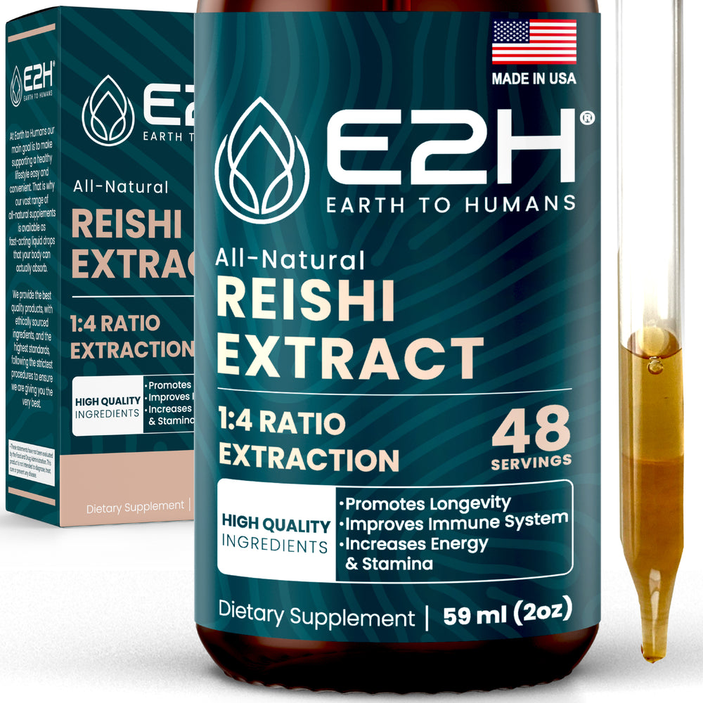 All-Natural REISHI MUSHROOM Liquid Extract - Vegan