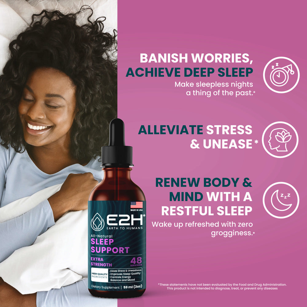 SLEEP SUPPORT Liquid Extract | Vegan & Gluten Free – E2H