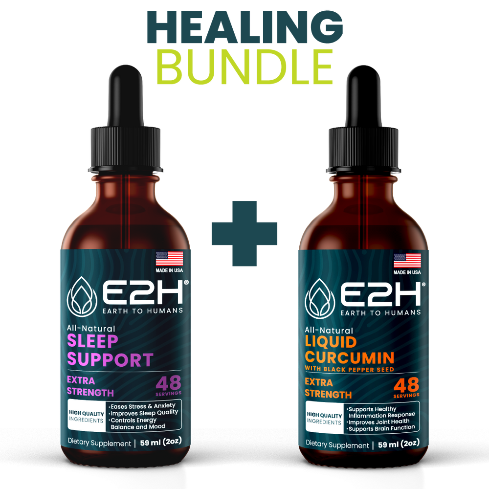 HEALING BUNDLE (Sleep Support + Liquid Curcumin) - E2H