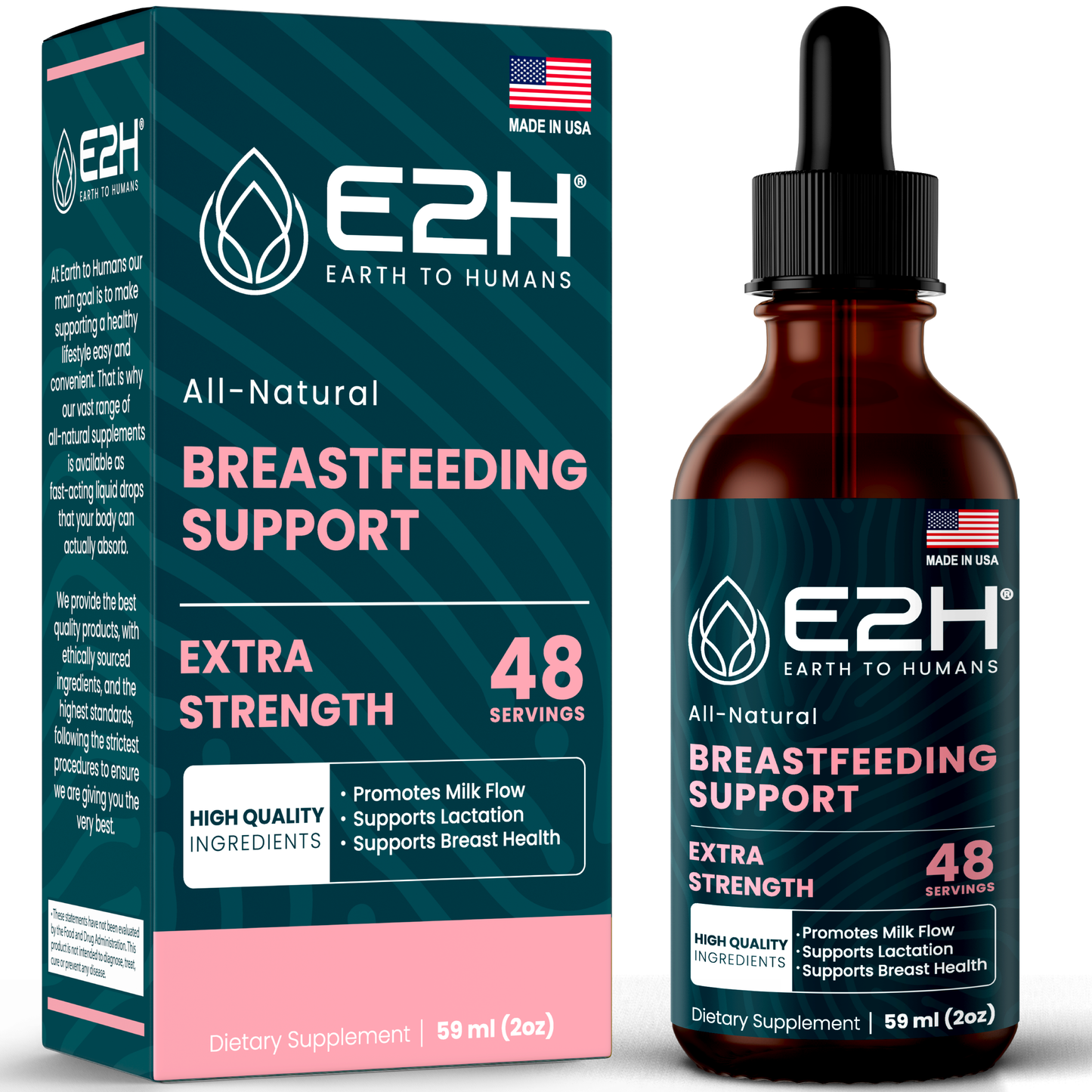 All-Natural BREASTFEEDING Support - Vegan - E2H