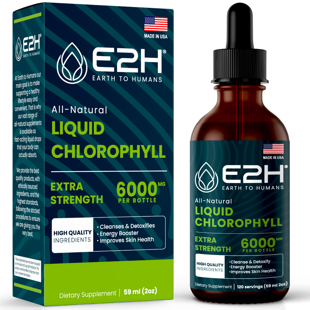 All-Natural LIQUID CHLOROPHYLL | Vegan - E2H