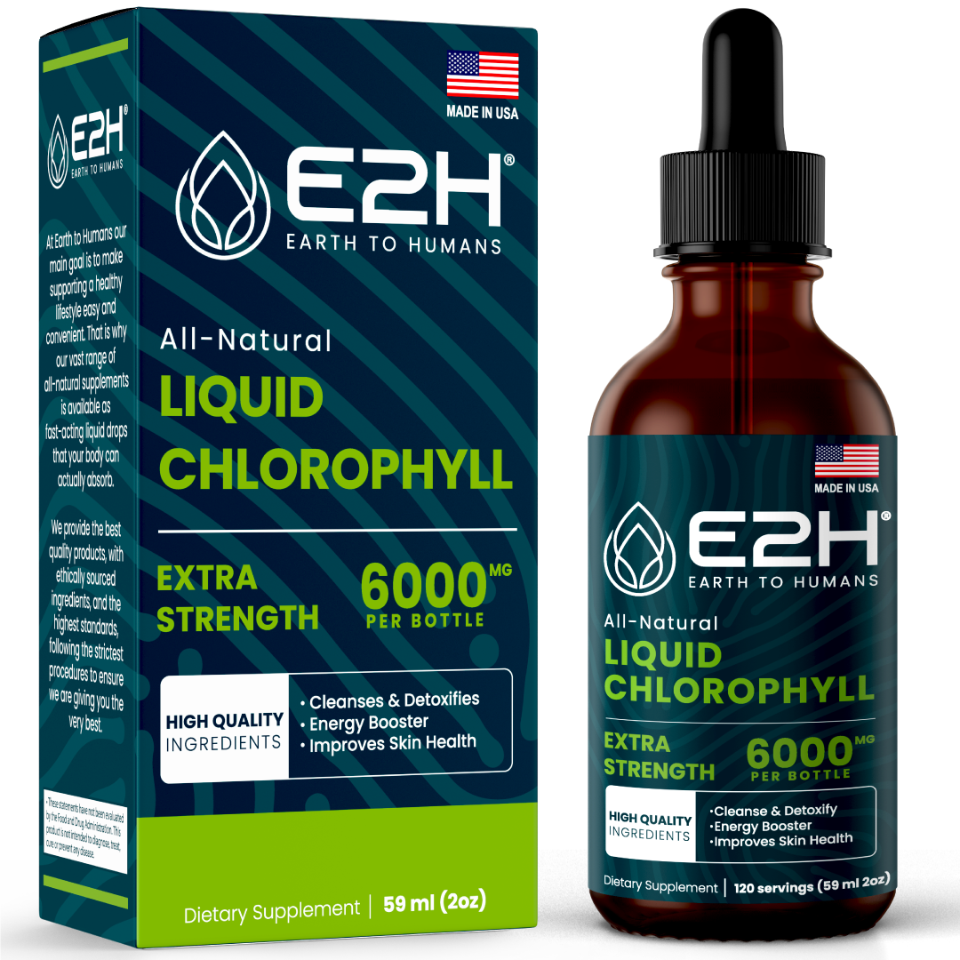 All-Natural LIQUID CHLOROPHYLL | Vegan - E2H