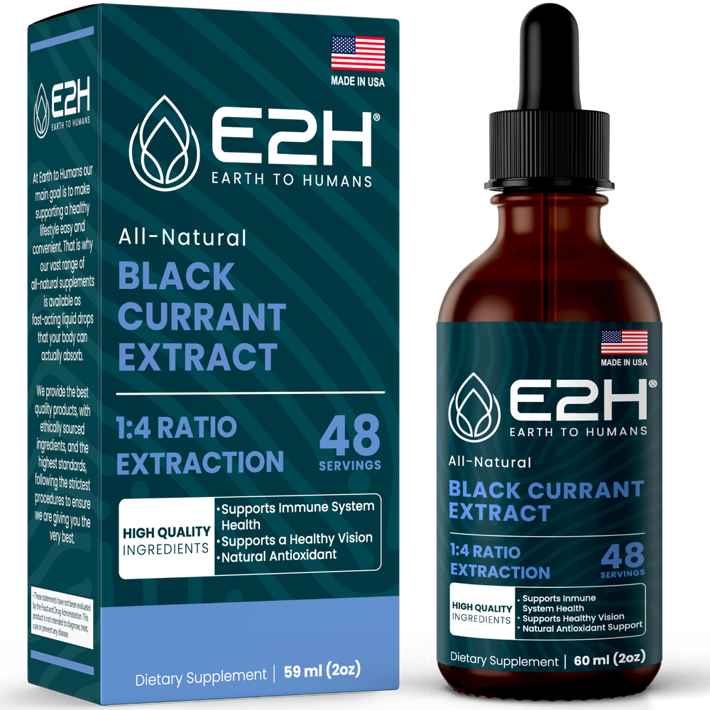 All-Natural BLACK CURRANT Liquid Extract - E2H