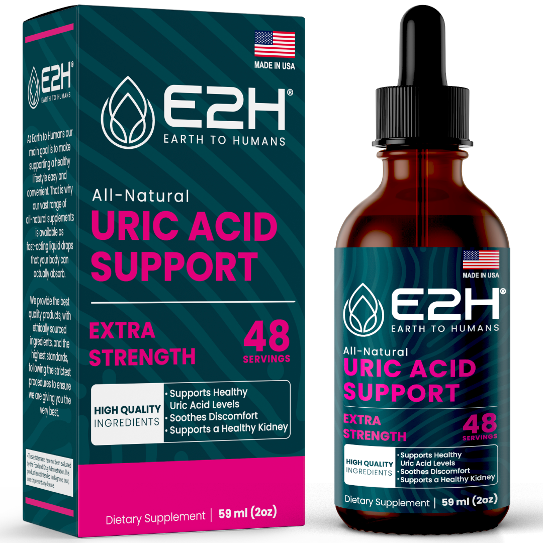 All-Natural URIC ACID SUPPORT Liquid Extract - E2H