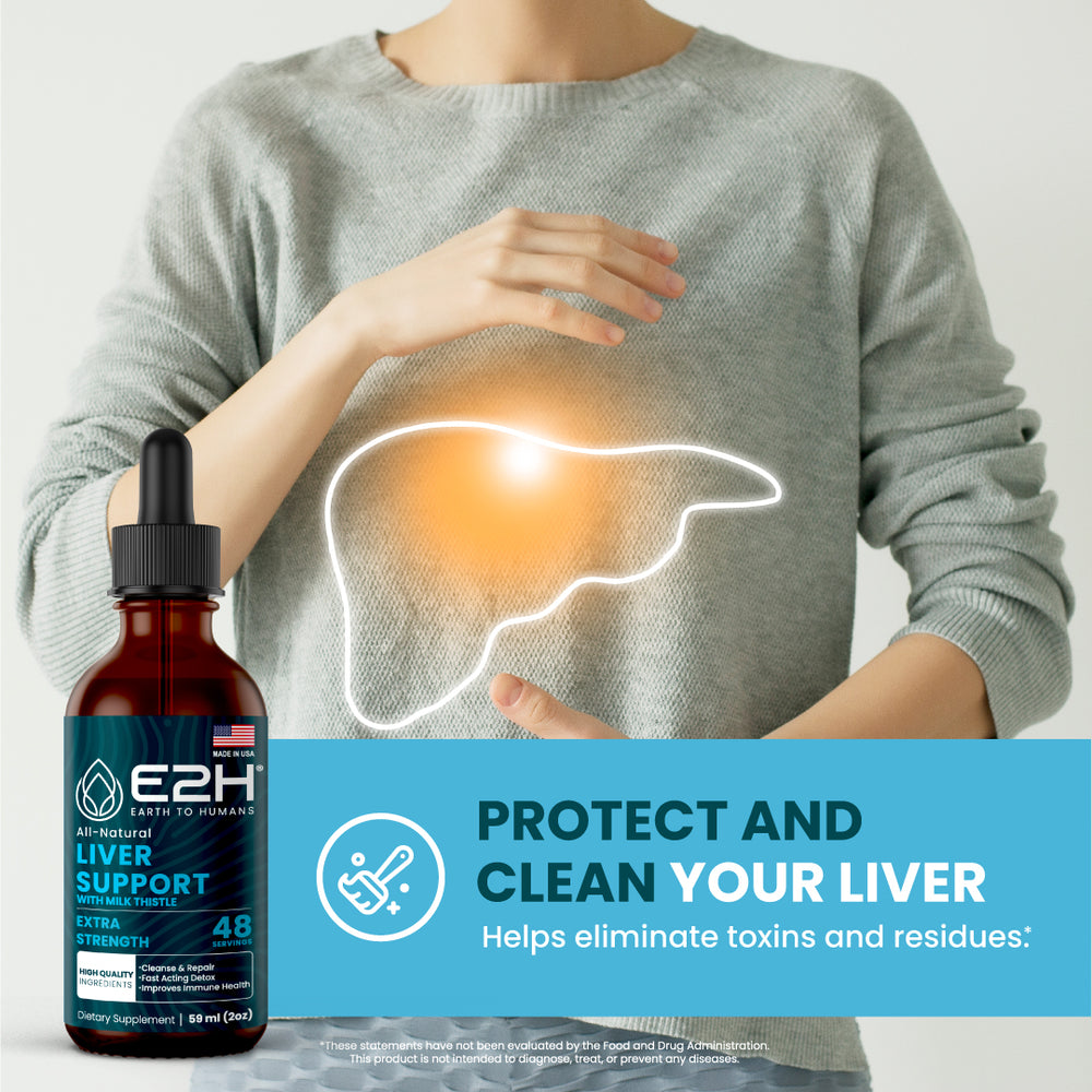 All-Natural LIVER SUPPORT Liquid Extract - E2H