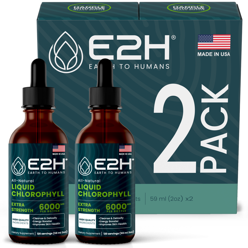 All-Natural LIQUID CHLOROPHYLL | Vegan  E2H