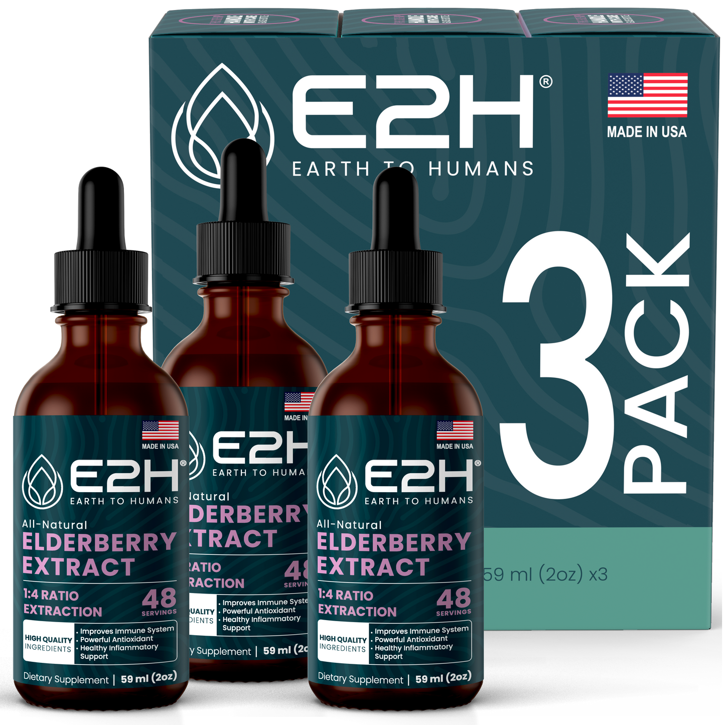 
                  
                    All-Natural ELDERBERRY Liquid Extract - E2H
                  
                