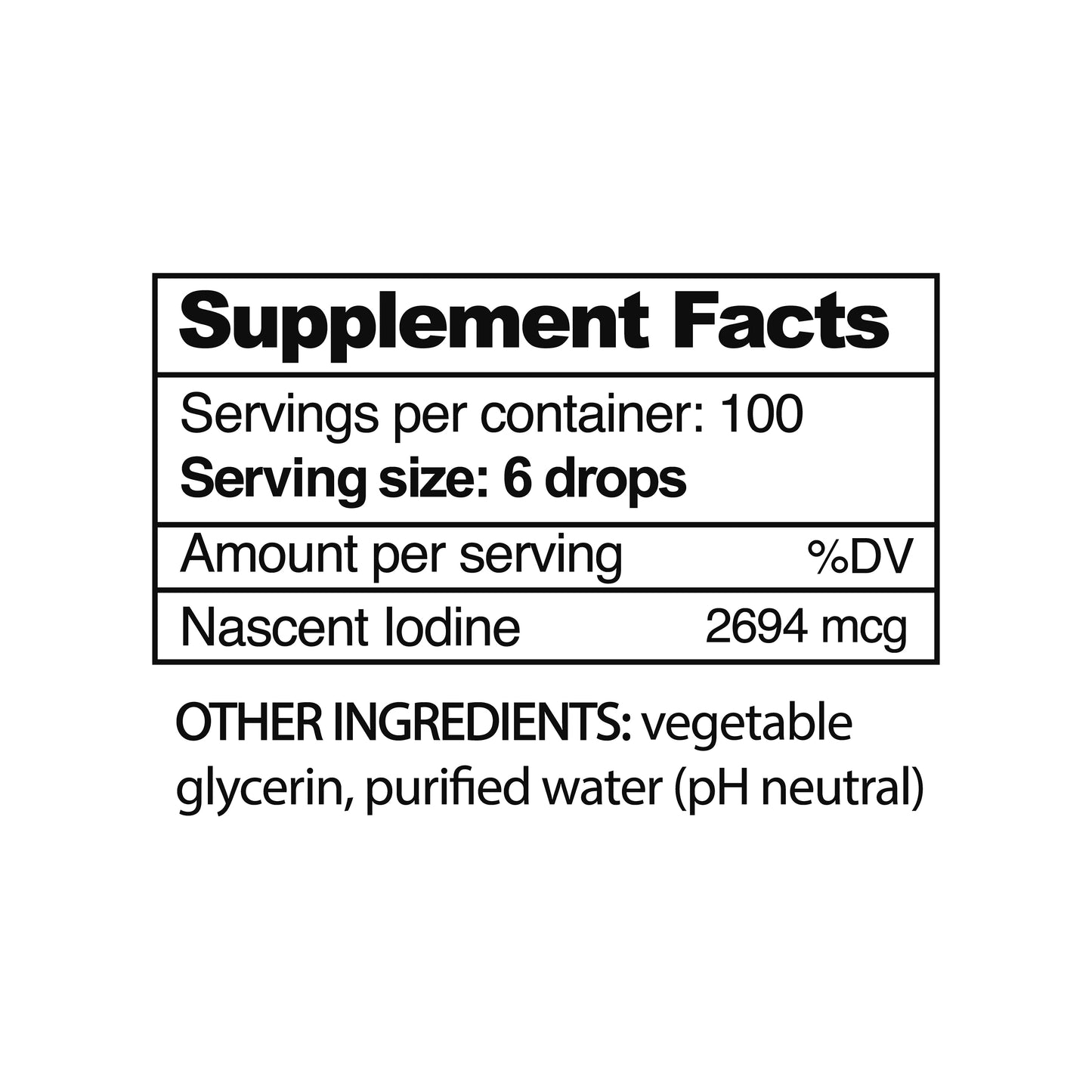 
                  
                    All-Natural Liquid NASCENT IODINE - Vegan - E2H
                  
                