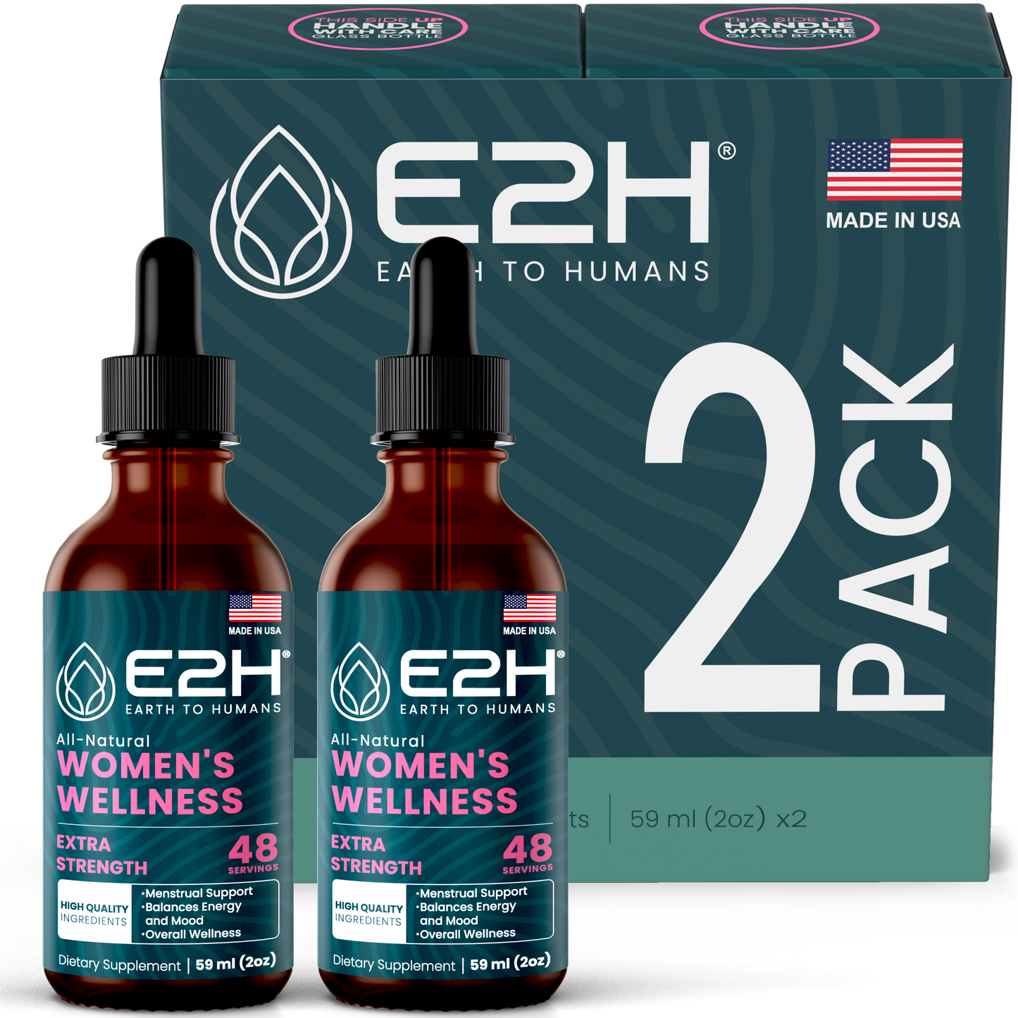 
                  
                    All-Natural WOMEN'S WELLNESS Support - E2H
                  
                